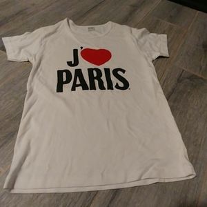 Never worn J'❤PARIS shirt!